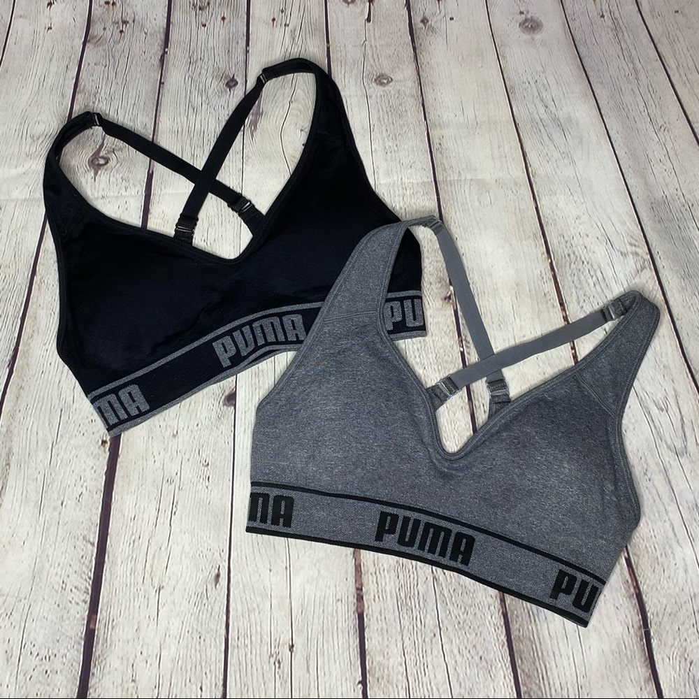 PUMA Sports Bra Set of Two - Picture 2 of 6